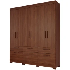 Guarda-roupa Porto 6 Portas Jequitibá